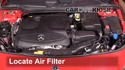 2018 Mercedes-Benz CLA250 4Matic 2.0L 4 Cyl. Turbo Filtro de aire (motor) Cambio